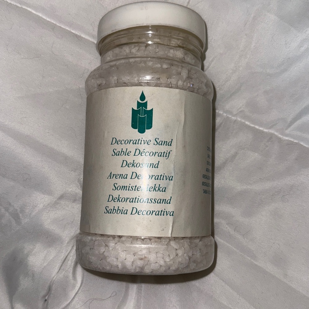 PartyLite White Decorative Sand